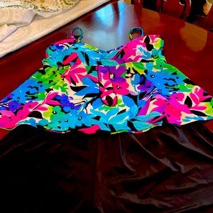 Bright and cheerful Two piece swim suit